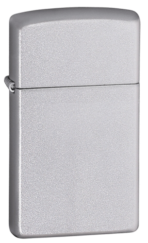 Slim Satin Chrome Zippo