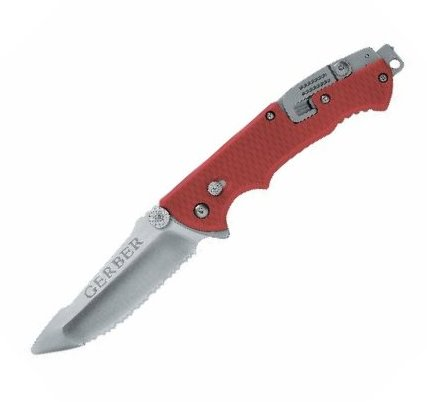 Hinderer Rescue - Serrated, Sheath - Box