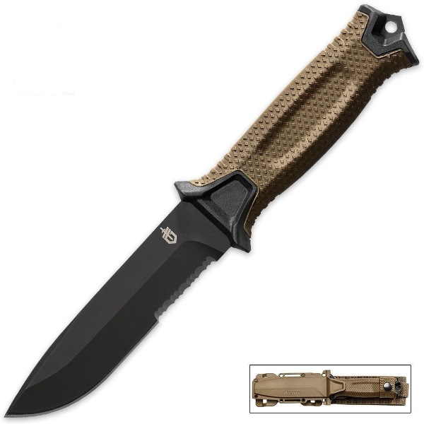 StrongArm Fixed Blade Knife Coyote Brown