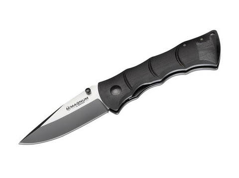 Magnum Black Bamboo Small Folding Knife