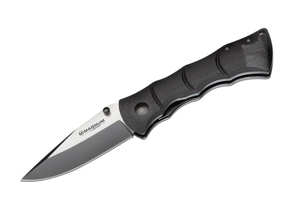 Magnum Black Bamboo Large Folding Knife