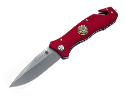 Fire Dept G-10 Red Handle