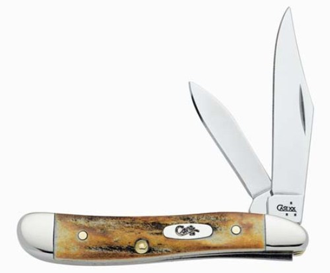 Peanut Pocket Knife Stag Handles