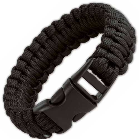 JG 9" Survival Bracelet Black