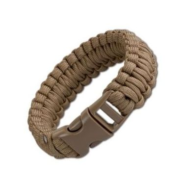 JG 8" Survival Bracelet Coyote