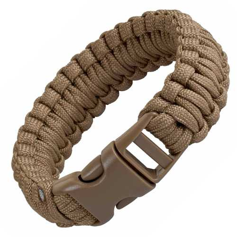 JG 9" Survival Bracelet Coyote