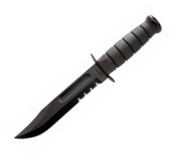 Fighting-Utility Serrated w- Sheath