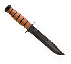 USMC Fighting- Utility Knife w- Leather