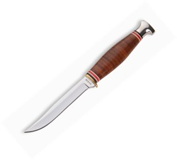 Little Finn 7" Hunter w- Leather Handle