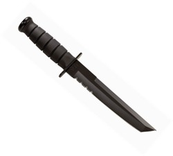 Black Tanto Serrated Edge