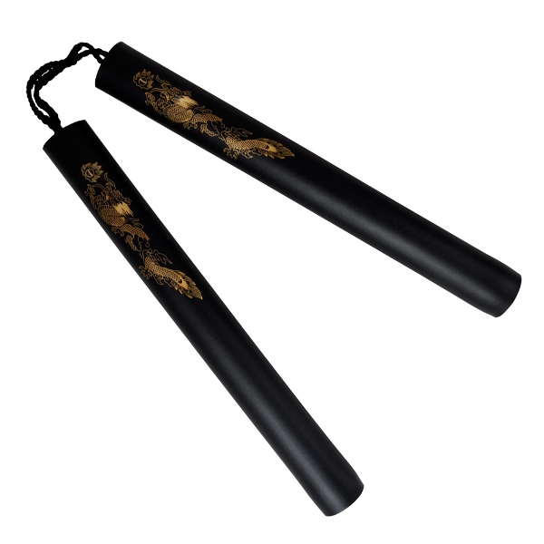 Nunchaku-12" Foam Triner- Cord