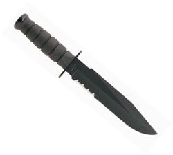 Fighter Black Serrated Edge