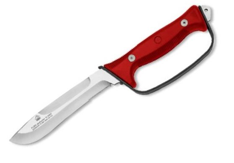 Seahunter Guard Rubber, Red Fixed Blade