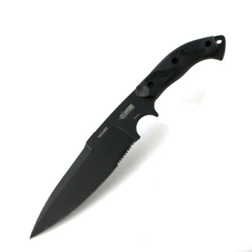 Tatang Black Serrated Edge w- Sheath