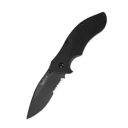 Clash Black Folder Serrated