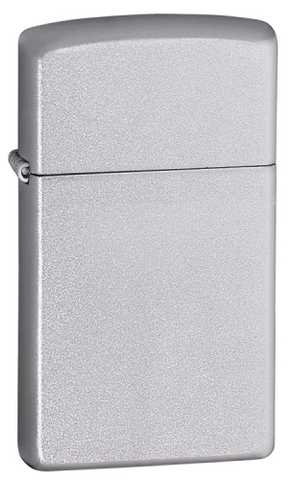 Slim Satin Chrome Zippo