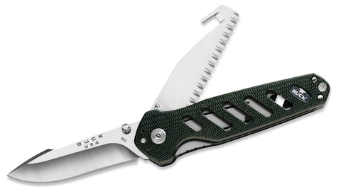 Alpha Crosslock Anodized Green Handle