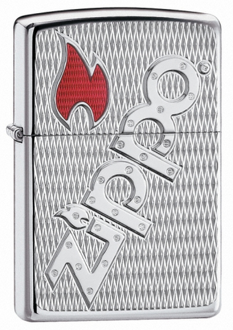 Zippo Bolted Armor High Polish Chrome