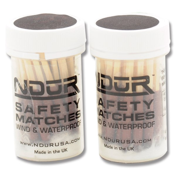 NDUR- Safety Matches Clear Tube-2 Pk