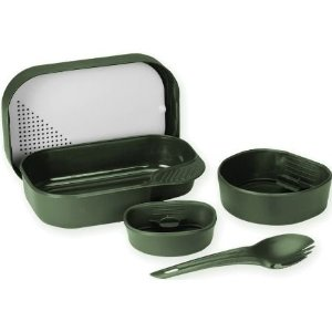 WILDO Camp-A-Box w- Spork Olive