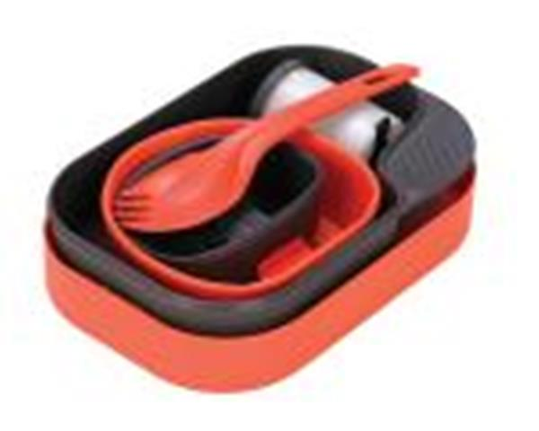 Wildo- Camp-A-Box W-Spork, Orange