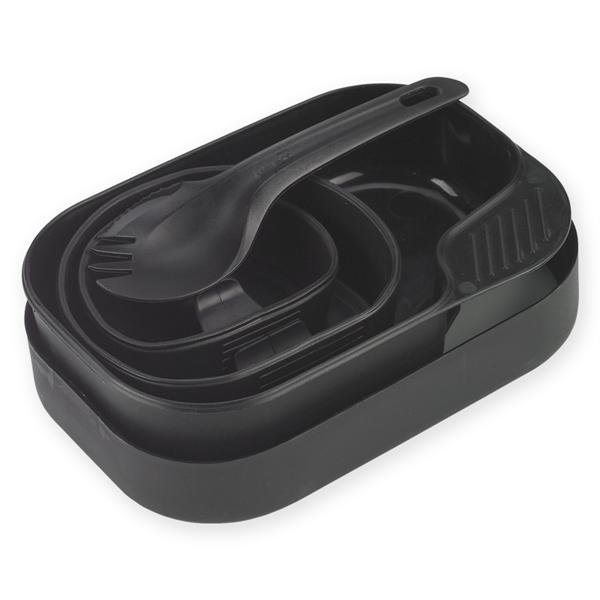 WILDO Camp-A-Box w- Spork Black