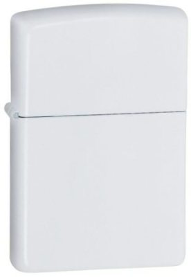 Regular White Matte Zippo Lighter