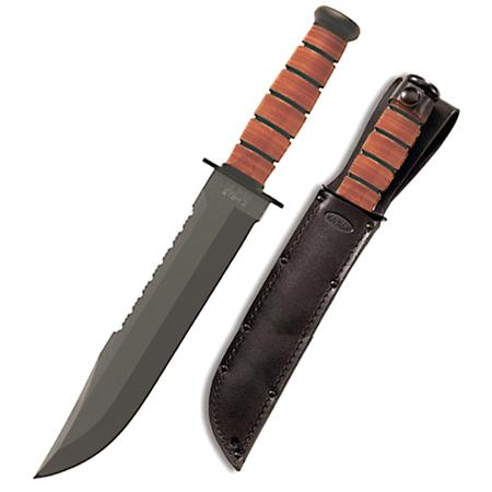 Big Brother Knife w-Leather Handle