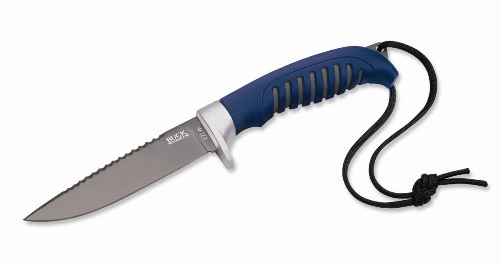 Silver Creek Bait Knife Blue Handle