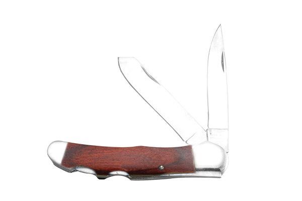 4 1-8" Rosewood 2 Blade Copperhead