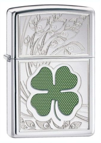 Printed Shamrock High Polish Chrome