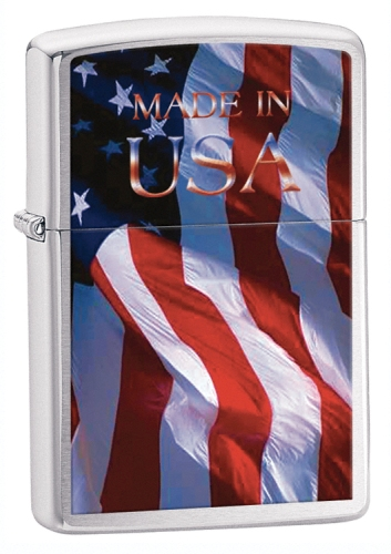 Made In USA Flag Zippo