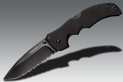 Recon 1 Spear Point Serrated Edge