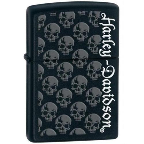 Harley Davidson Skulls Black Lighter