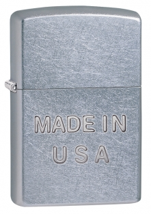 Made In USA, Street Chrome Zippo