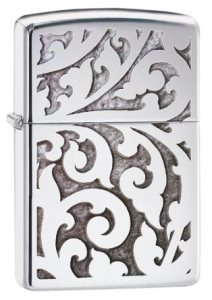 Filigree Zippo Lighter