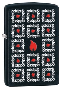 Zippo Surround Black Matte Lighter