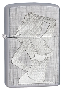 Sexy Girl Silhouett Zippo Lighter