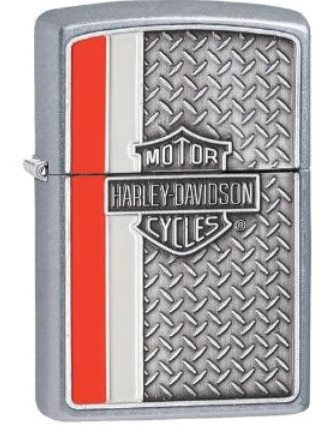 H-D Emblem Street Chrome Zippo Lighter