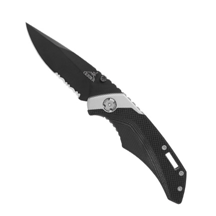 Contrast Drop Point Serrated