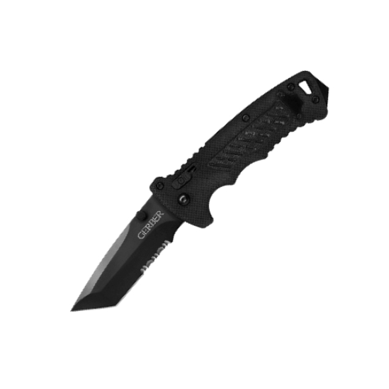 DMF Folder,Tanto, Serrated - Clam