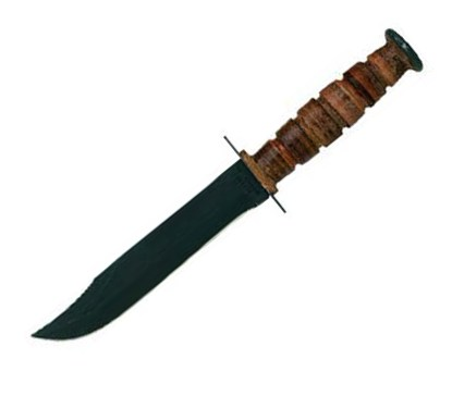 USMC Fixed Blade w- Leather Sheath