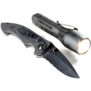 3390C, PM6 Knife and Light, Black