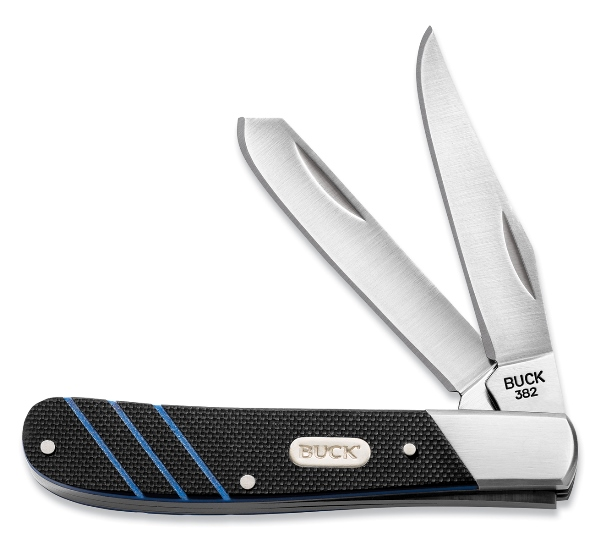 Trapper, Black & Blue G-10 Handle