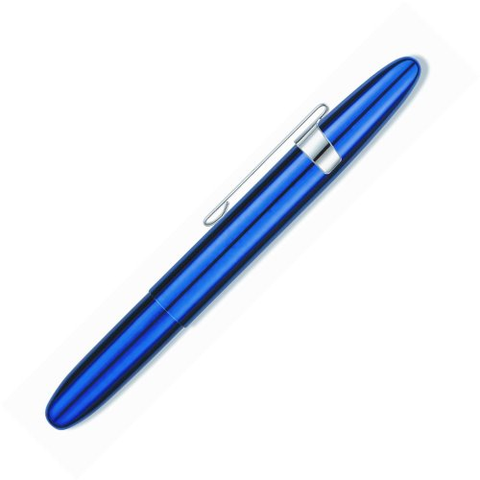 Blueberry Translucent Bullet Pen w- Clip