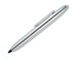 Chrome Bullet Space Pen w- Stylus & Clip