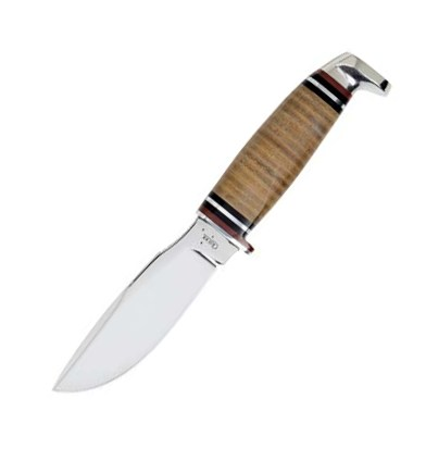 Hunter Drop Point w- Leather Handle