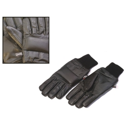 N.I. Leather Combat Gloves Black X-Large