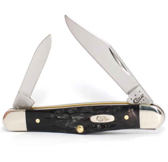 Jigged Buffalo Horn Half Whittler