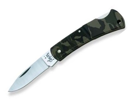 Small Camo Lockback Case Caliber Knife